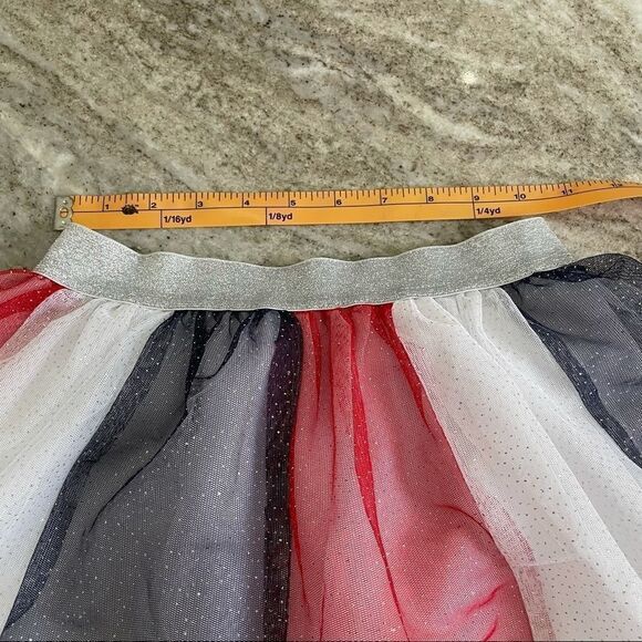 CAT & Jack Sparkly Red White and Blue Tutu Size M(7/8) - Picture 8 of 8